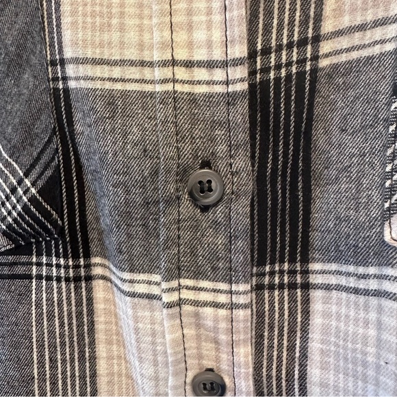 Sanctuary Women's New Generation Plaid Boyfriend Blouse Top - Picture 5 of 8